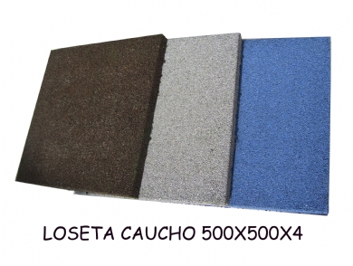 Losetas caucho