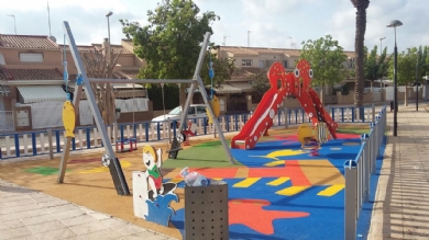 PAVIMENTO CONTINUO EPDM ALCAZARES MURCIA