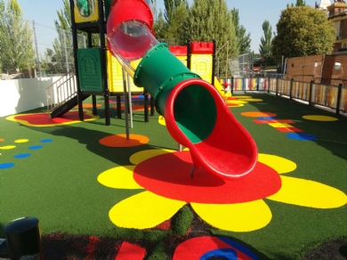 Pavimentos Parques Infantiles Barcelona